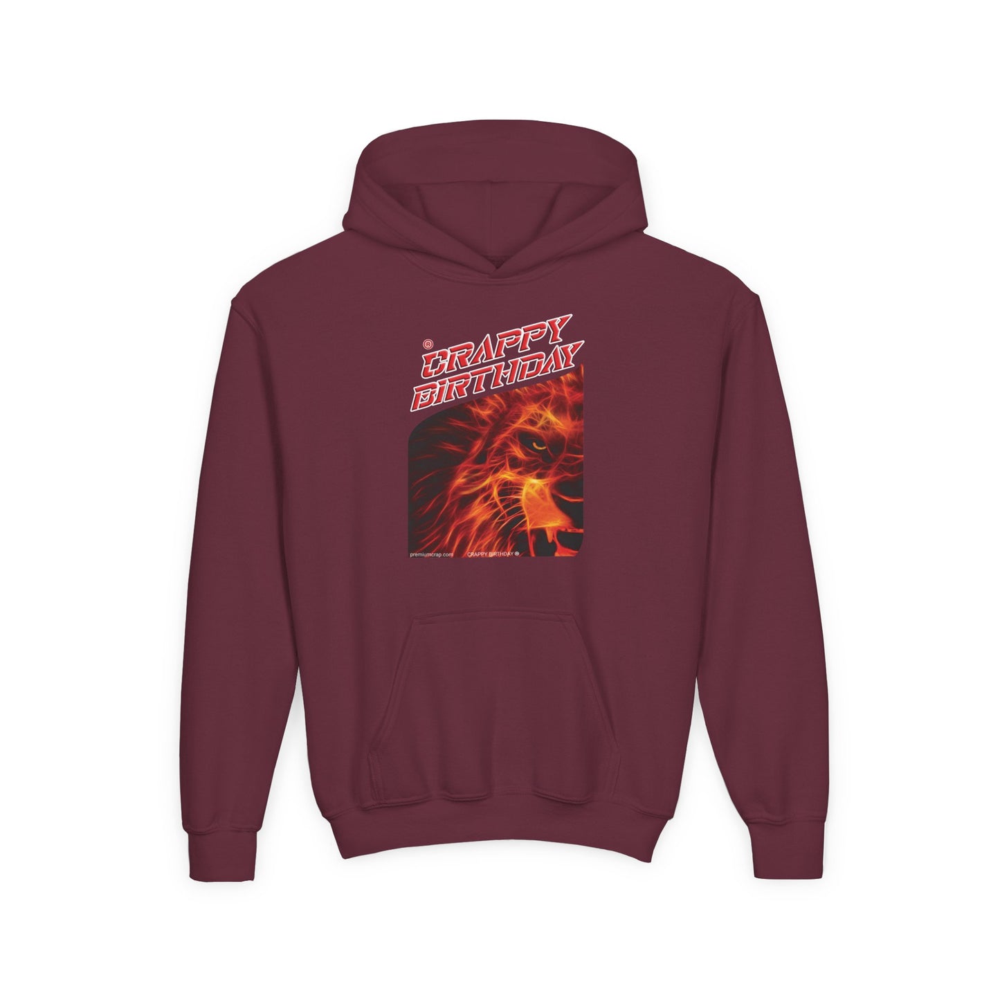 Crappy Birthday Youth Heavy Blend Hooded Sweatshirt