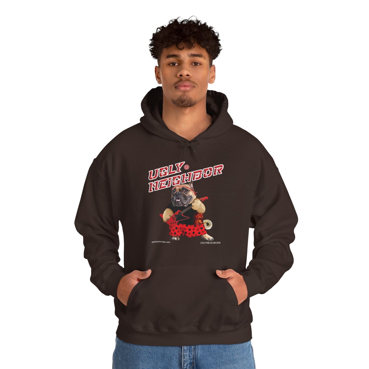 Ugly Neighbor II Men's Heavy Blend Hooded Sweatshirt