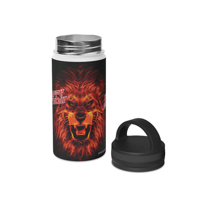 Crappy Birthday Stainless Steel Water Bottle, Handle Lid