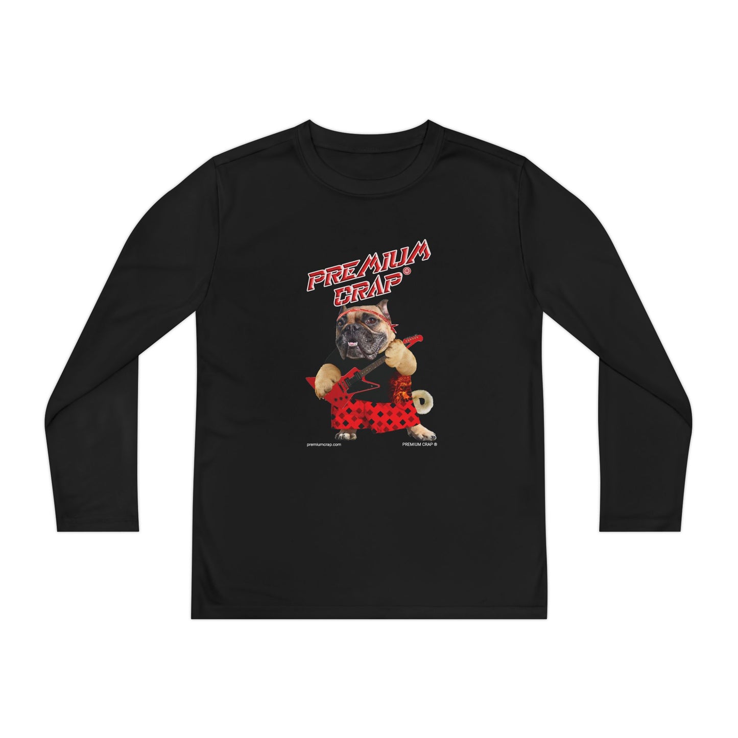Premium Crap II Youth Long Sleeve Competitor Tee