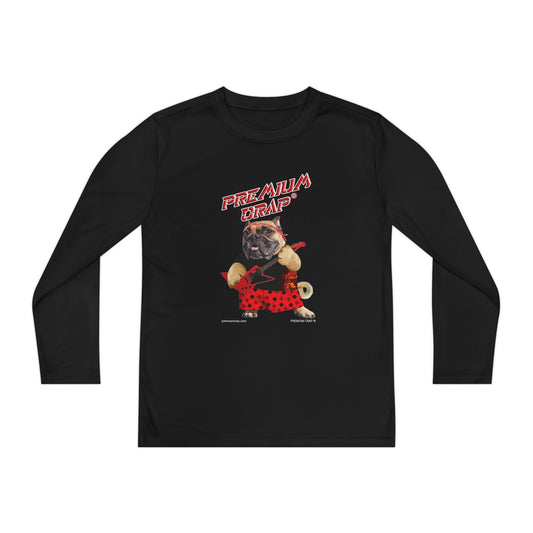 Premium Crap II Youth Long Sleeve Competitor Tee