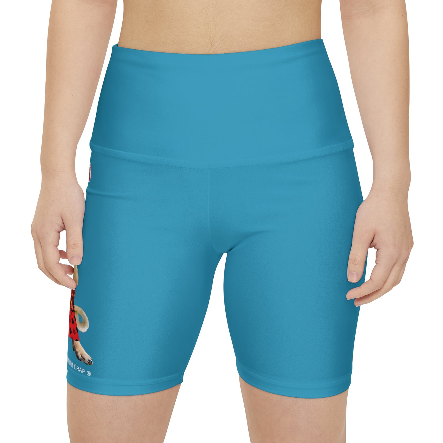 Premium Crap II Women's Workout Shorts  - Turquoise