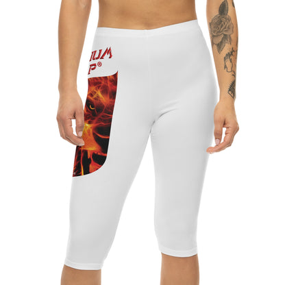 Premium Crap Capri-Cious Leggings - White