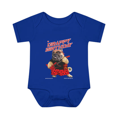 Crappy Birthday II Infant Baby Rib Bodysuit