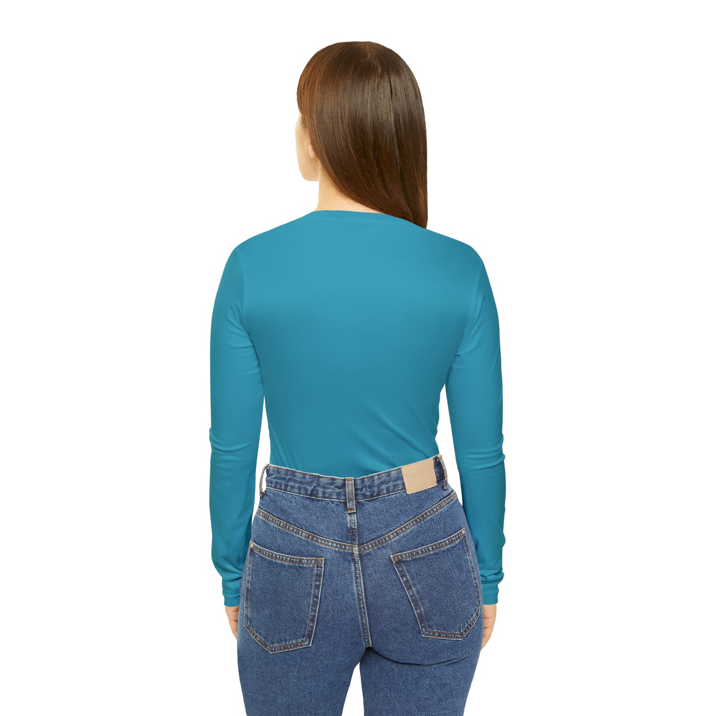 Premium Crap II Women's Long Sleeve V-neck Shirt - Turquoise