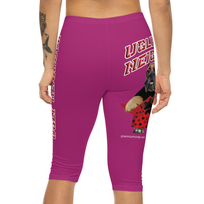 Ugly Neighbor II Women’s Capri Leggings - Pink