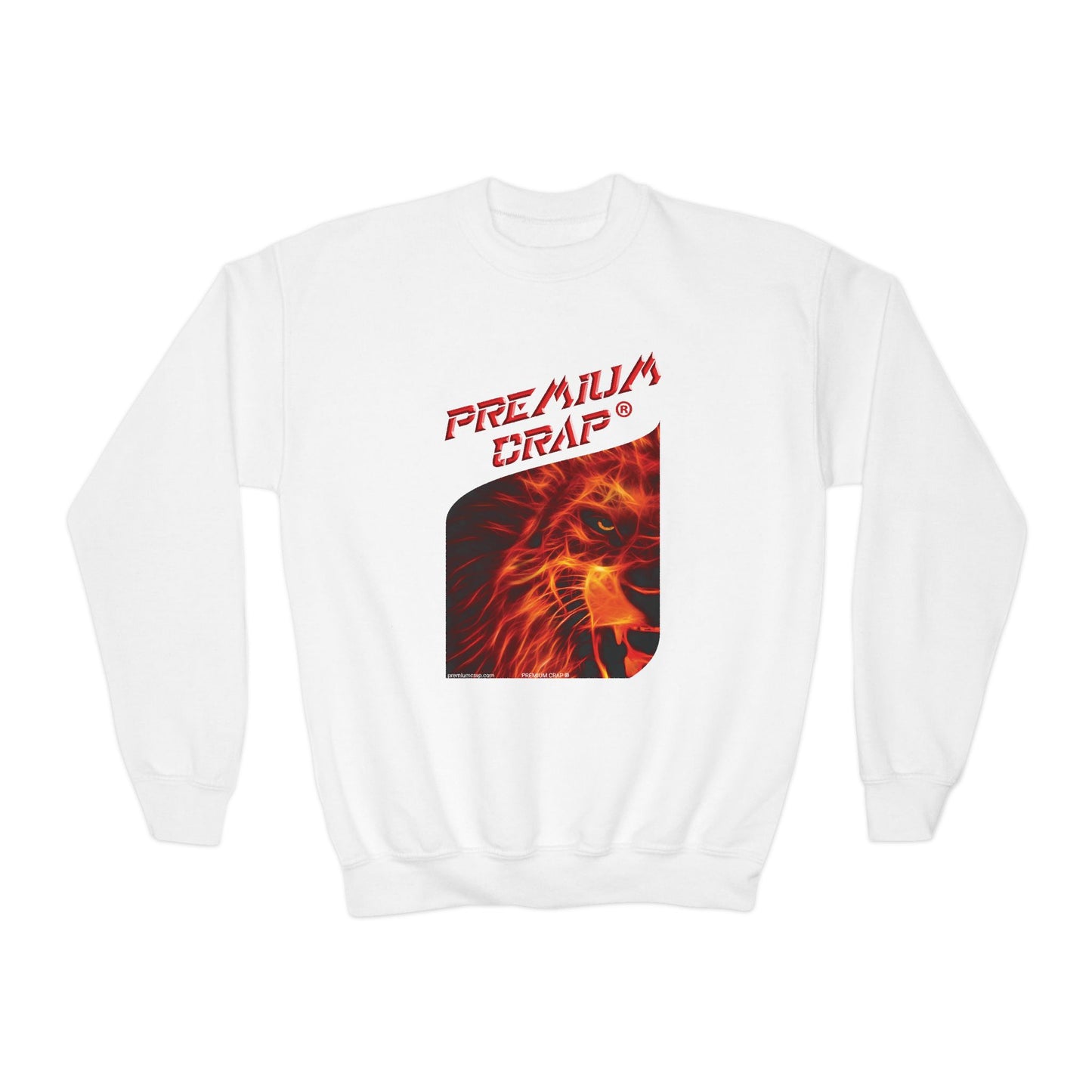Premium Crap Youth Crewneck Sweatshirt