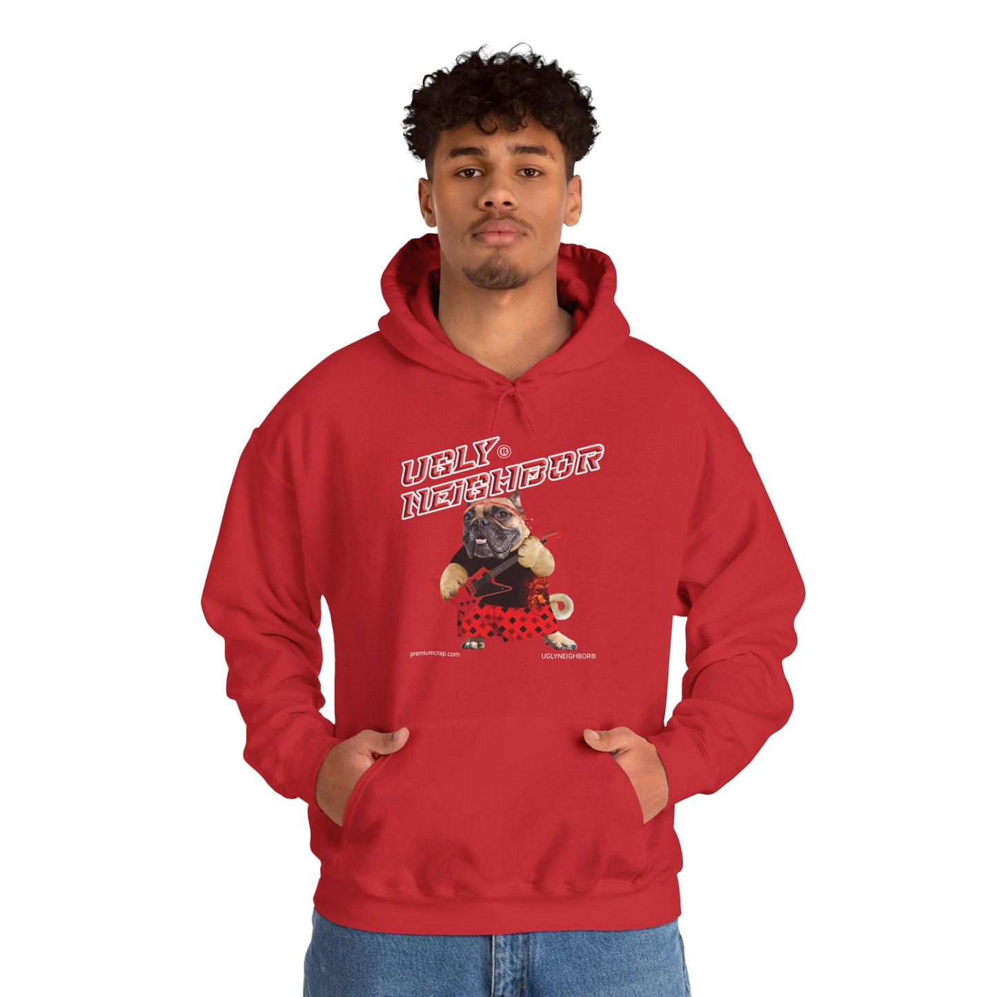 Ugly Neighbor II Men's Heavy Blend Hooded Sweatshirt
