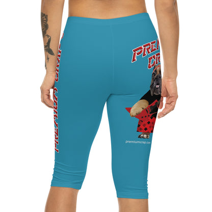 Premium Crap II Women’s Capri Leggings - Turquoise