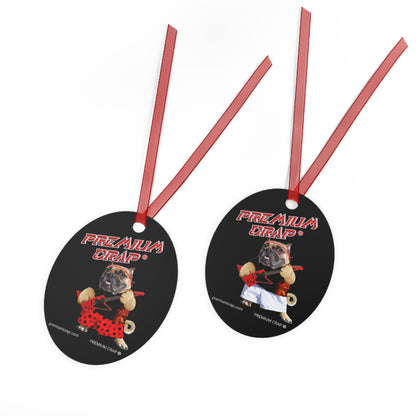 Premium Crap II Christmas Metal Ornaments