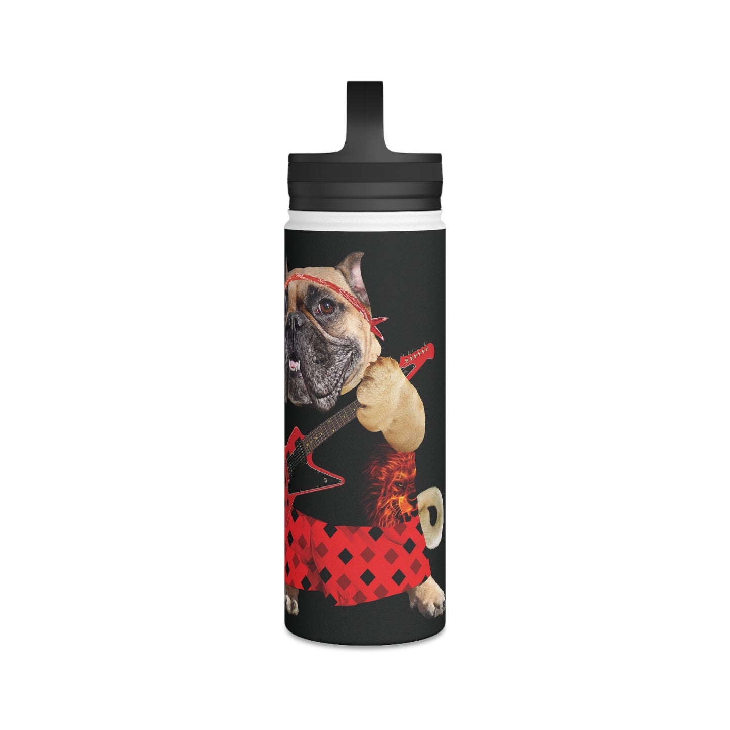 A Piece of Crap II Stainless Steel Water Bottle, Handle Lid