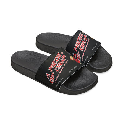 A Piece Of Crap II Youth PU Slide Sandals