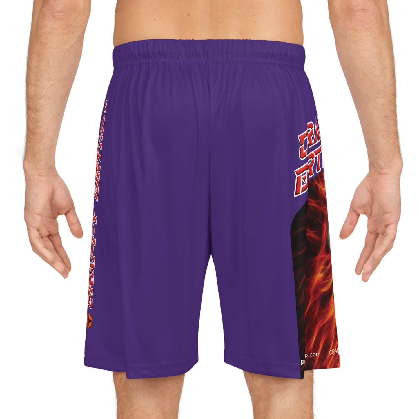 Crappy Birthday BougieBooty Baller Shorts - Purple