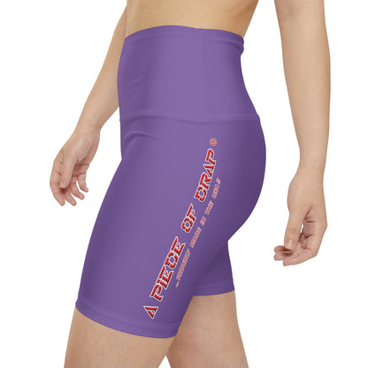 A Piece Of Crap II Women's Workout Shorts - Light Purple
