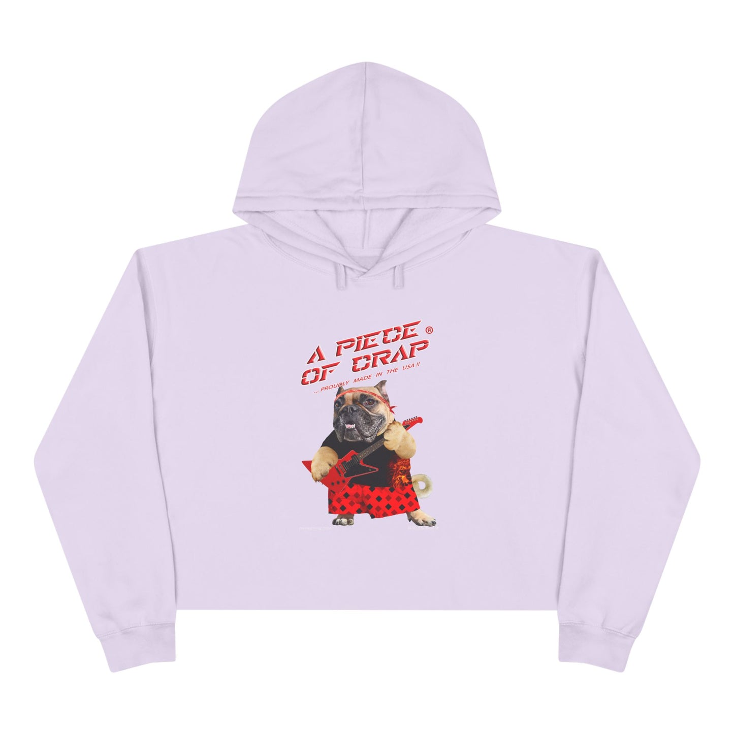 A Piece of Crap Cropped Hoodie
