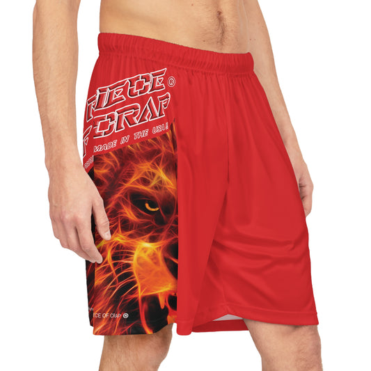 A Piece Of Crap BougieBooty Baller Shorts - Red