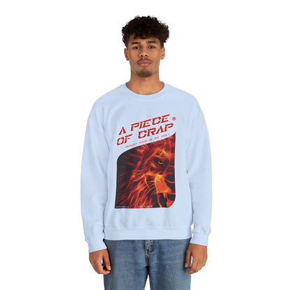 A Piece of Crap Men's Heavy Blend Crewneck Sweatshirt