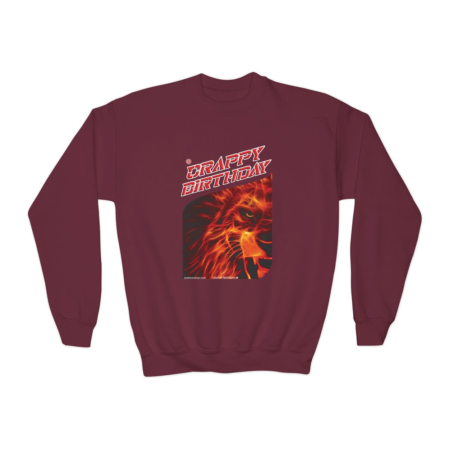 Crappy Birthday Youth Crewneck Sweatshirt