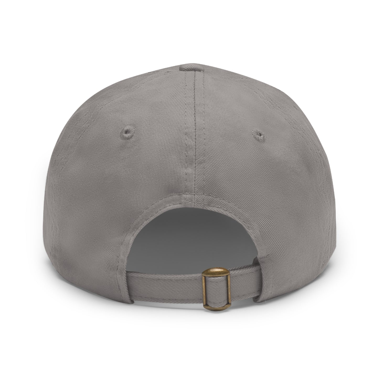 A Piece of Crap II Dad Hat with Leather Patch (Round)