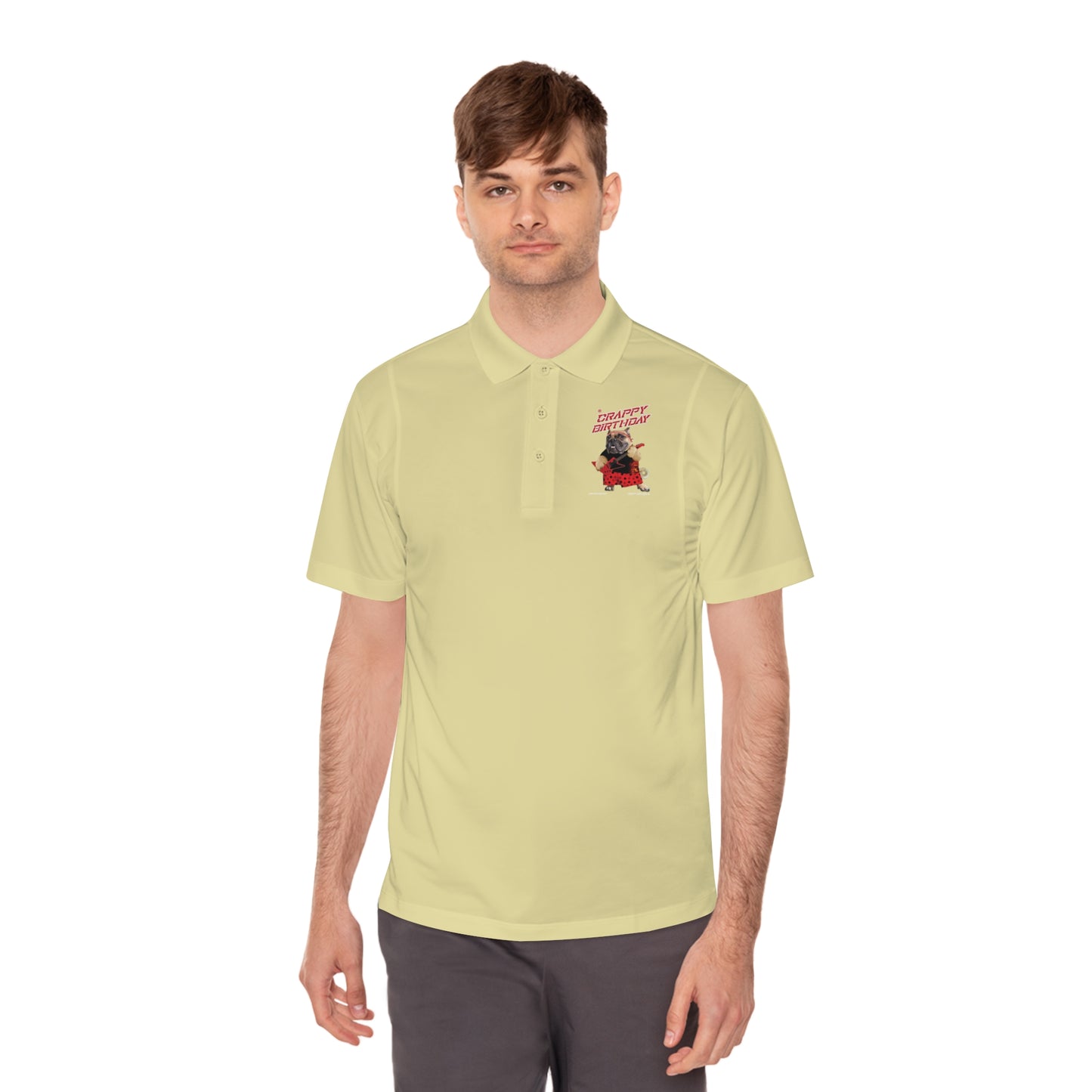 Crappy Birthday II Men's Sport Polo Shirt