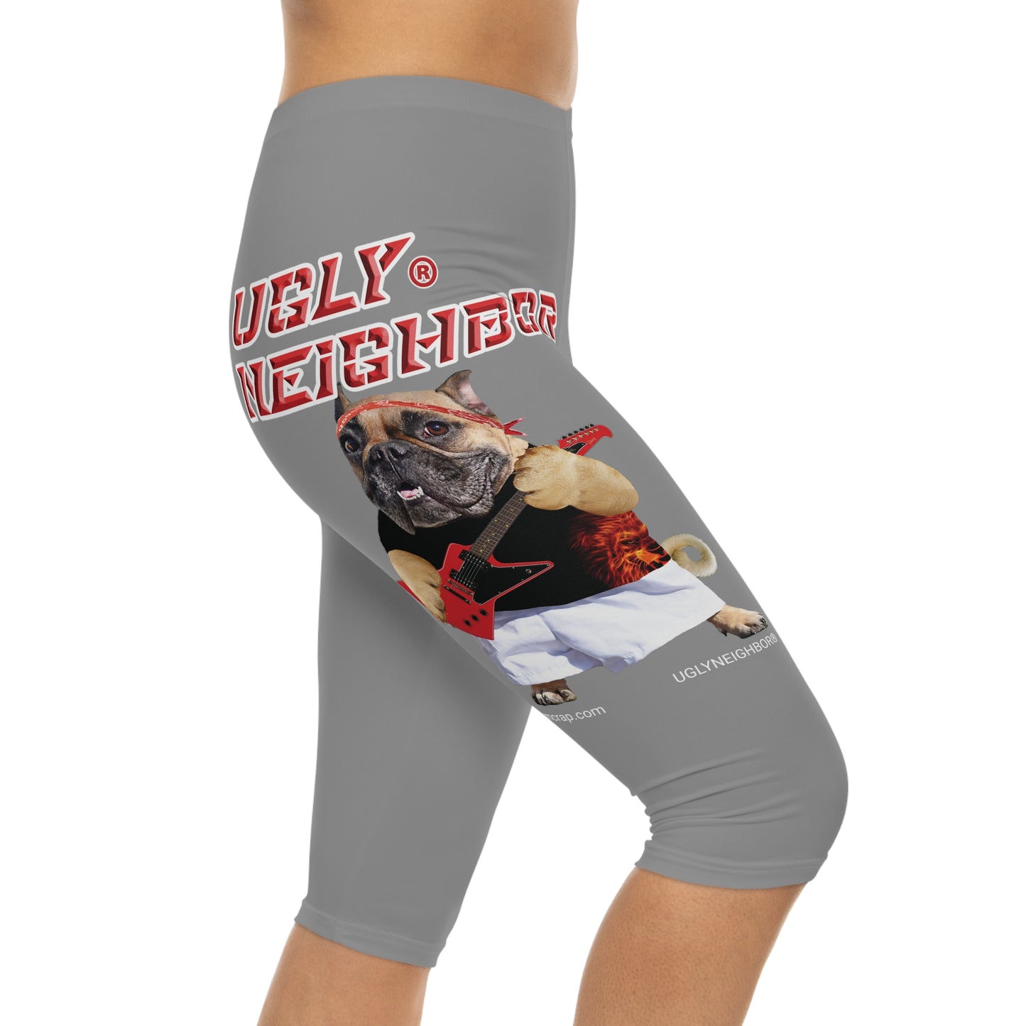 Ugly Neighbor Capri-Cious Leggings - Grey