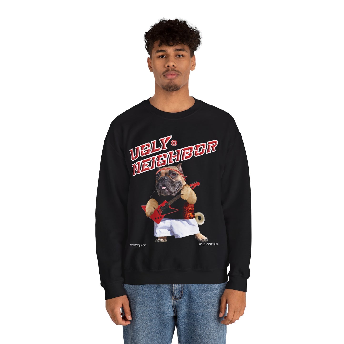 Ugly Neighbor Men's Heavy Blend Crewneck Sweatshirt