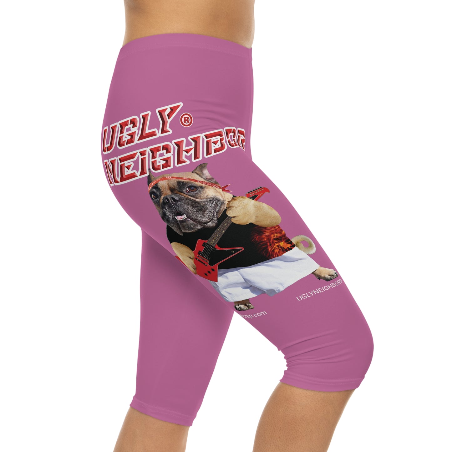 Ugly Neighbor Capri-Cious Leggings - Light Pink