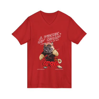 A Piece of Crap II Jersey Short Sleeve V-Neck Tee