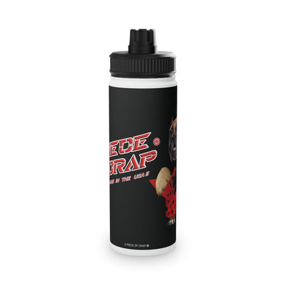 A Piece of Crap II Stainless Steel Water Bottle, Sports Lid