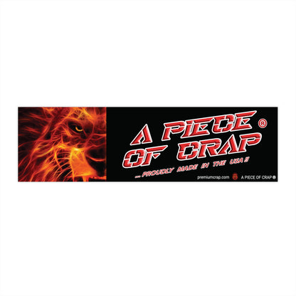 A Piece Of Crap Bumper Stickers - 11.5" x 3"