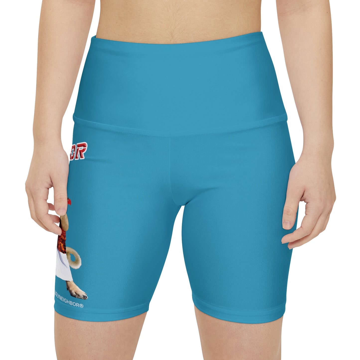 Ugly Neighbor WorkoutWit Shorts - Turquoise