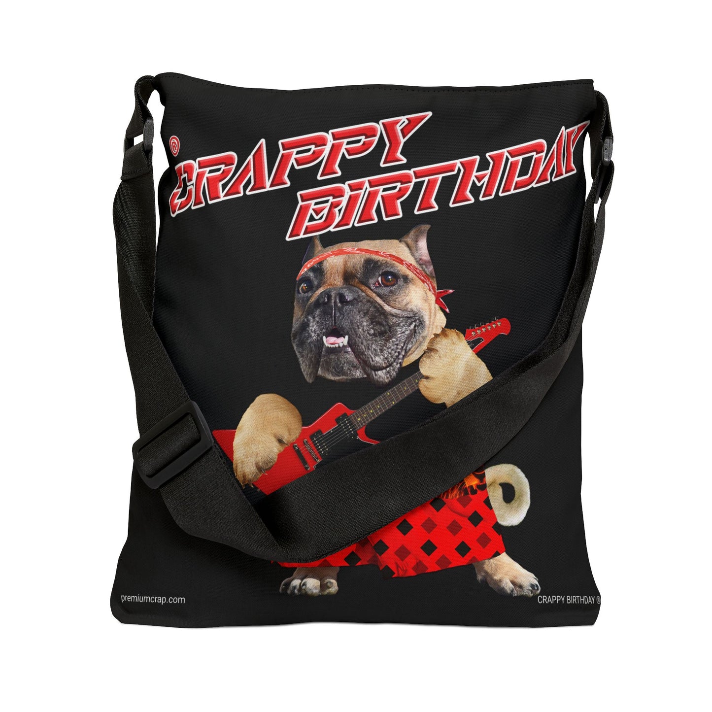 Crappy Birthday II Adjustable Tote Bag