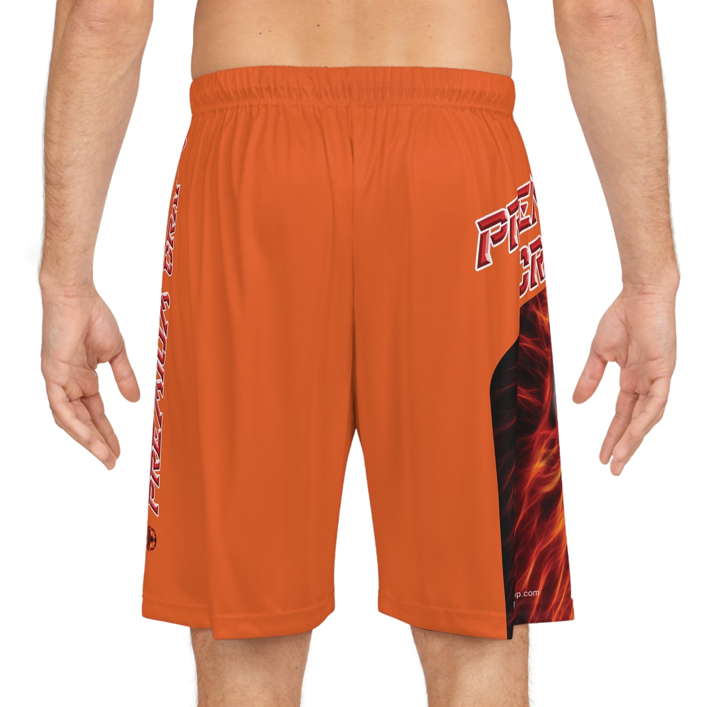 Premium Crap BougieBooty Baller Shorts - Orange