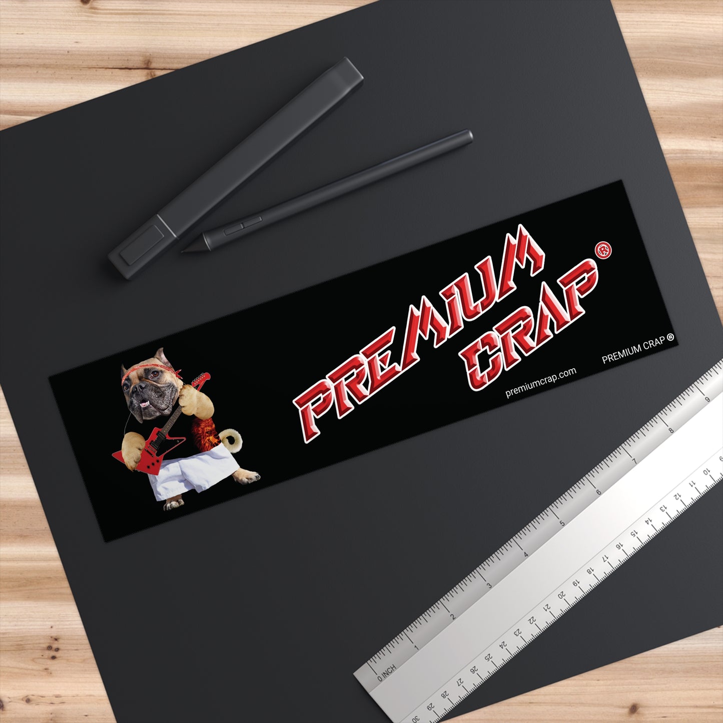 Premium Crap Car Bumper Stickers - 11.5" x 3"