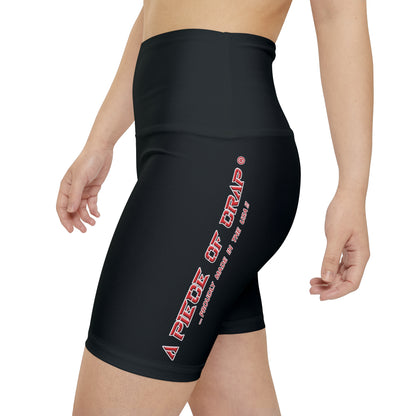 A Piece Of Crap II Women's Workout Shorts - Black