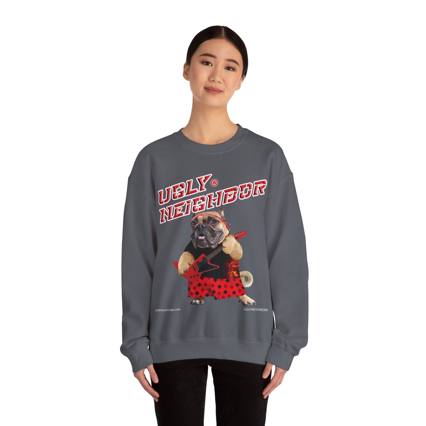 Ugly Neighbor II Women's Heavy Blend Crewneck Sweatshirt