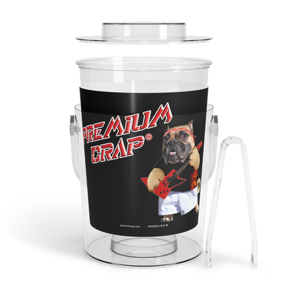 Premium Crap Ice Bucket with Free Tongs