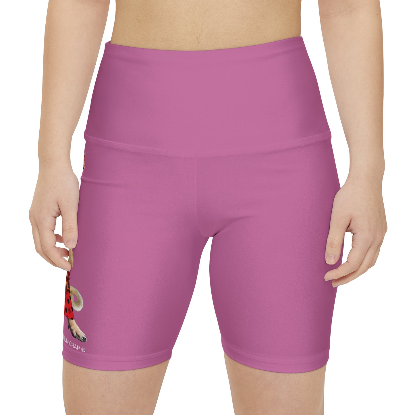 Premium Crap II Women's Workout Shorts  - Light Pink