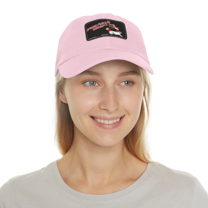 Premium Crap Dad Hat with Leather Patch (Rectangle)