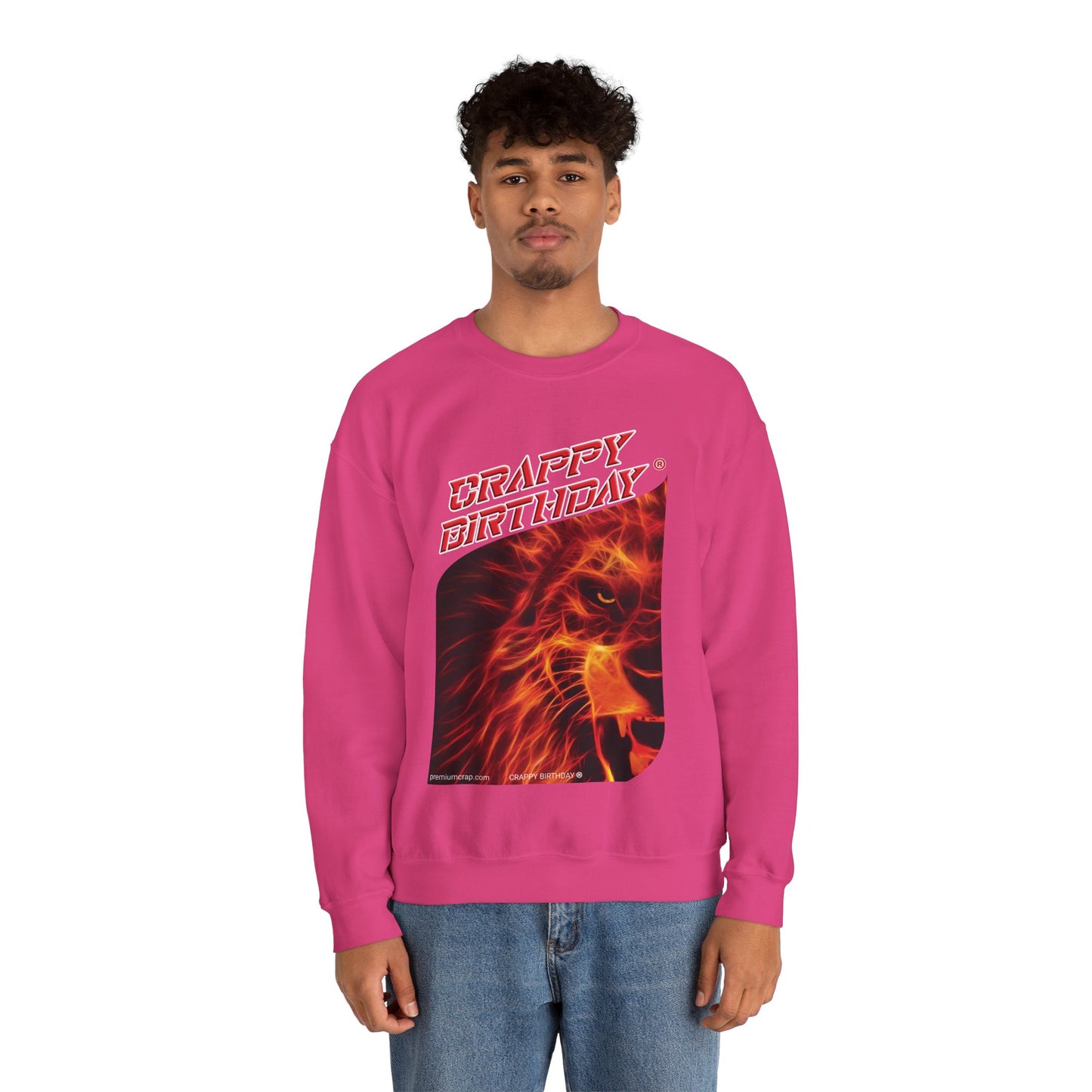Crappy Birthday Men's Heavy Blend Crewneck Sweatshirt