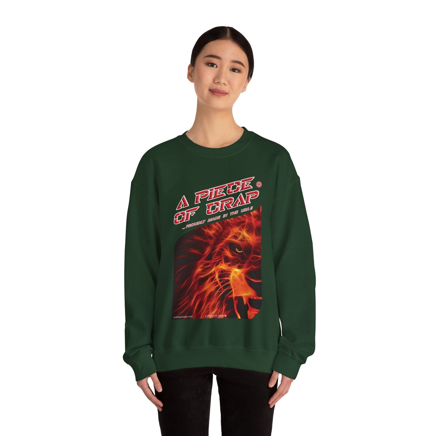 A Piece Of Crap Women's Heavy Blend Crewneck Sweatshirt