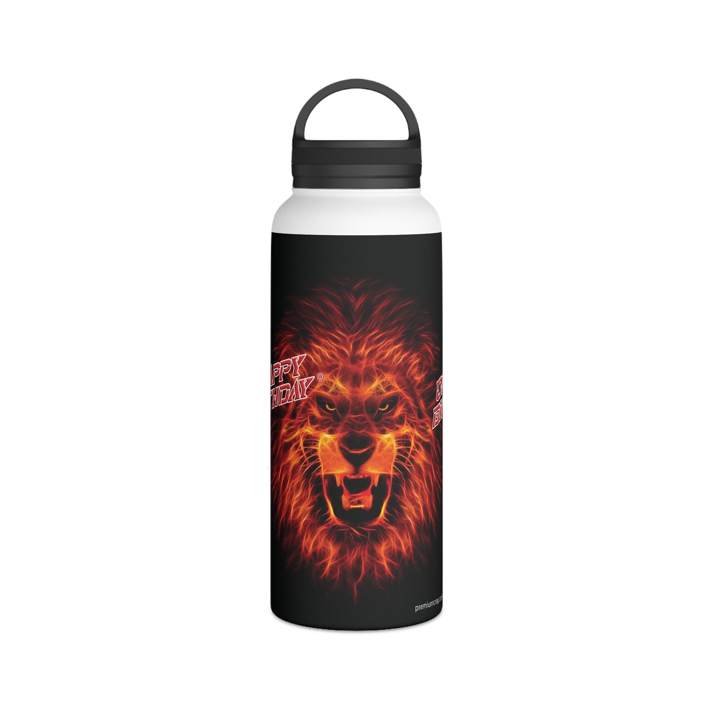 Crappy Birthday Stainless Steel Water Bottle, Handle Lid