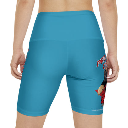 Premium Crap II Women's Workout Shorts  - Turquoise