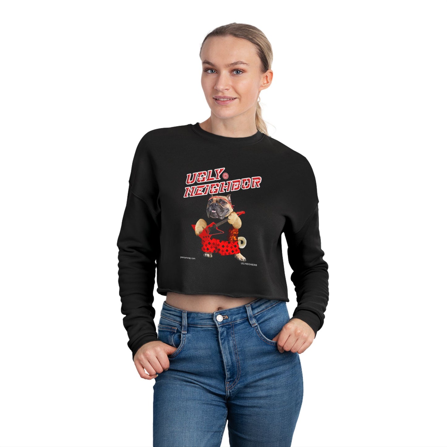 Ugly Neighbor Women's Cropped Sweatshirt