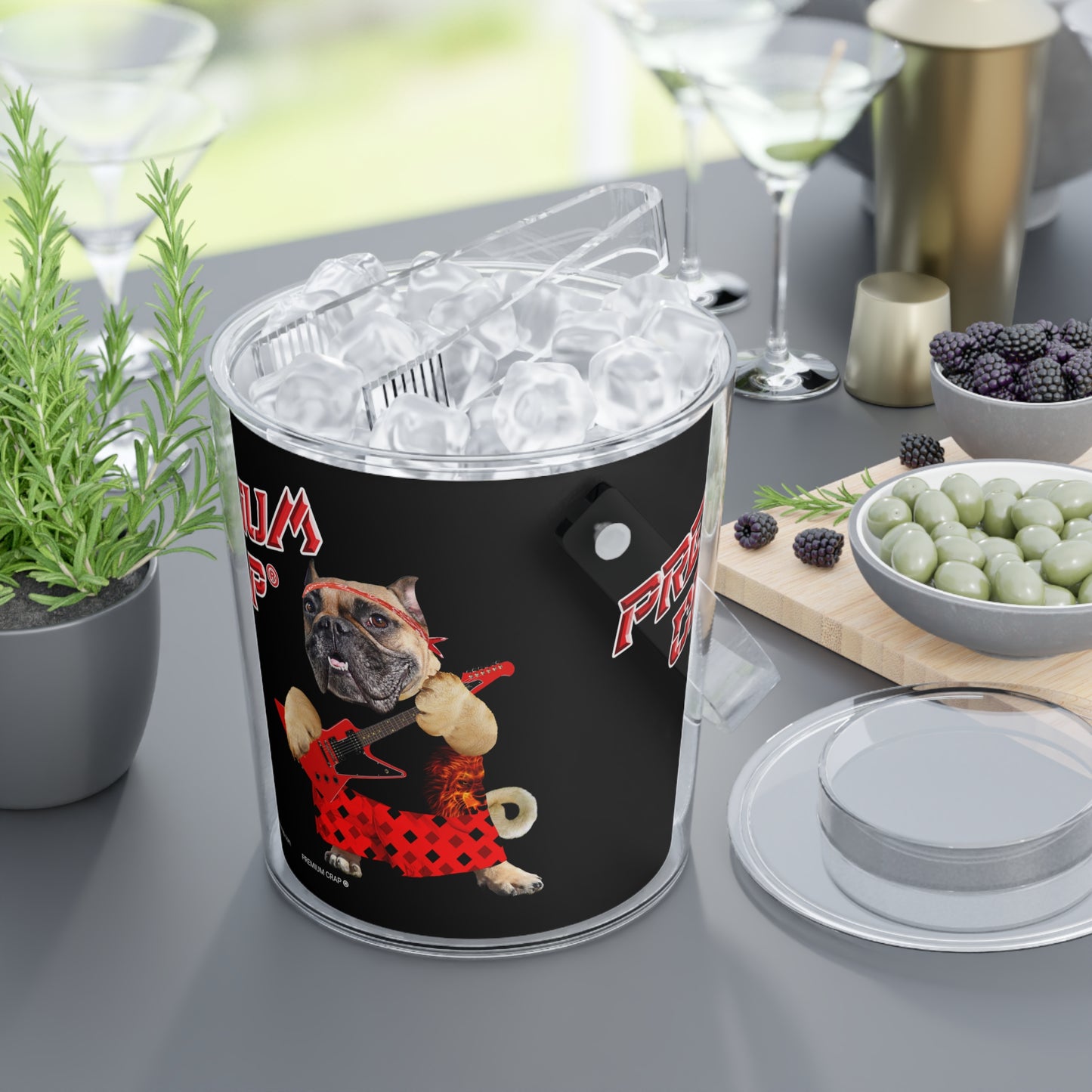 Premium Crap II Ice Bucket with Tongs