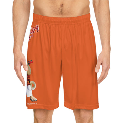 Premium Crap Basketball Shorts - Orange