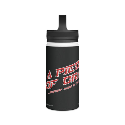 A Piece of Crap II Stainless Steel Water Bottle, Handle Lid