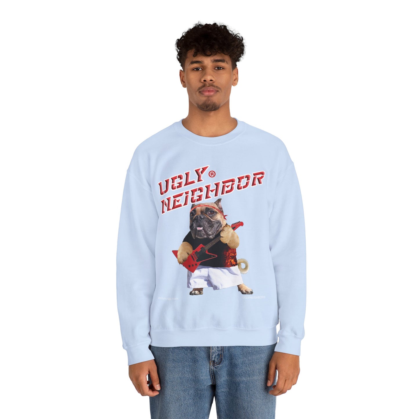 Ugly Neighbor Men's Heavy Blend Crewneck Sweatshirt