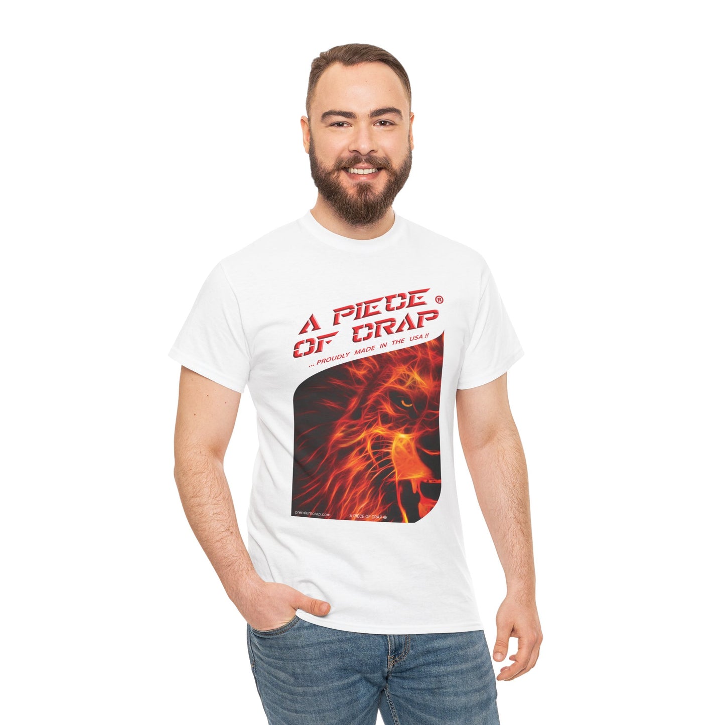 A Piece of Crap Men's Heavy Cotton Tee