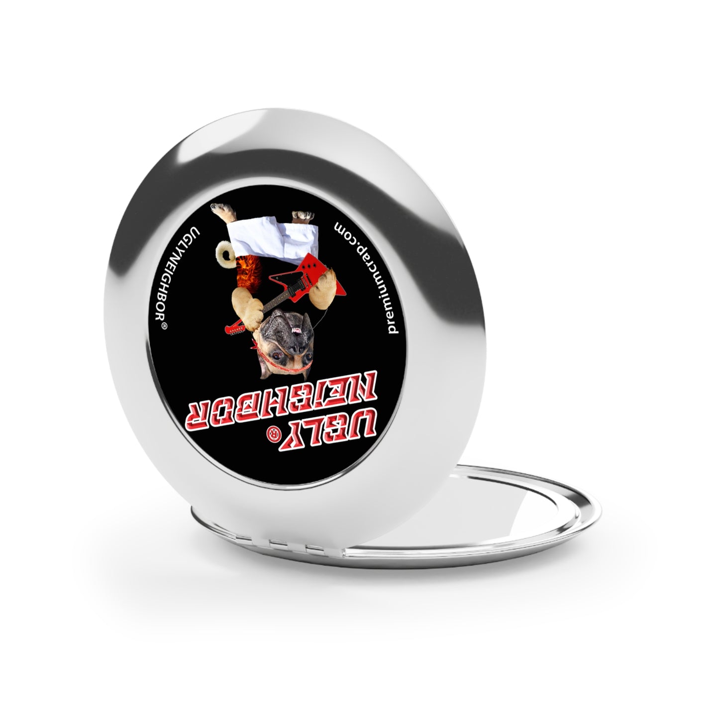 Ugly Neighbor Compact Travel Mirror